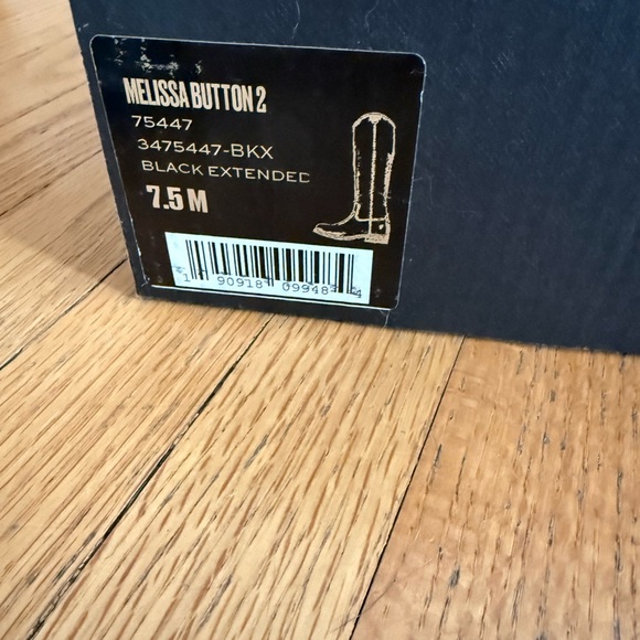 Frye Black Leather Heeled Boots - Picture 5 of 7